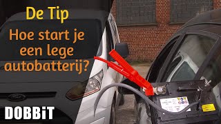 De Tip  Hoe start je een lege autobatterij [upl. by Aldrich783]