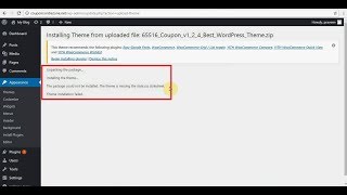 Solution  The package could not be installed The theme is missing the stylecss stylesheet [upl. by Corin]