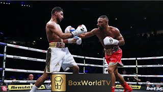 FEUD Settled Amir Khan VS Kell Brook  FULL FIGHT HIGHLIGHTS [upl. by Tenn359]