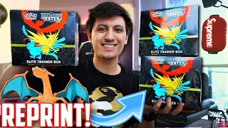 CHARIZARD PULLED OPENING POKEMON HIDDEN FATES REPRINT 2021 [upl. by Aihsenat]