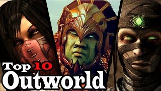 Top 10 Outworld Characters [upl. by Yllil509]