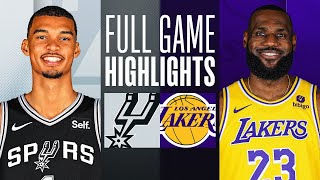 SPURS at LAKERS  FULL GAME HIGHLIGHTS  February 23 2024 [upl. by Diaz]