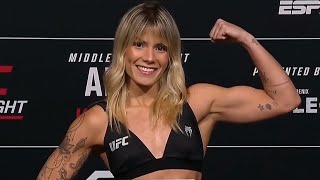 Luana Pinheiro and Amanda Ribas  Official Weighins  UFC Fight Night Allen vs Craig  rWMMA [upl. by Ahcorb3]