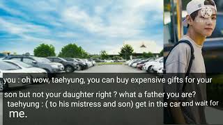 when he abandons you and your daughter taehyung ff oneshot [upl. by Gowon]