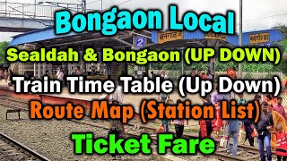 Sealdah Bongaon Local Train Time Table  Sealdah To Bangaon Local Train Route and Ticket Fare [upl. by Tomaso]