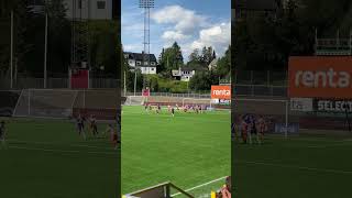 Great goalkeeper save in Tromso 2020 kvinner 21 Fyllingsdalen 11 August 2024 in 2nd tier Norway [upl. by Julio]