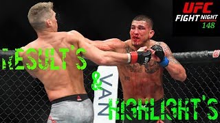 UFC Nashville Results Highlights  Thompson vs Pettis [upl. by Enilaf]