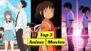 top 3 anime movies for anime lovers ❤️‍🩹 [upl. by Alracal]