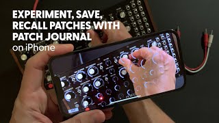 Introducing PatchJournal for Moog DFAM on iPhone [upl. by Libbna274]