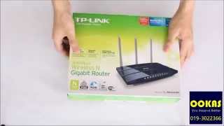 TPLINK TLWR1043ND Wireless WiFi Router UniFi Open Box [upl. by Dorison]