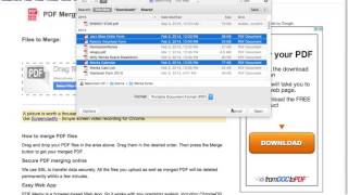 How to Merge PDFs Chrome Browser [upl. by Anayk693]