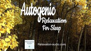 Autogenic Relaxation for Sleep [upl. by Ball839]