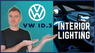 VW ID3 Interior Lights [upl. by Dlanod]