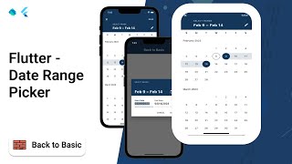 Flutter  Date Range Picker [upl. by Eusadnilem398]