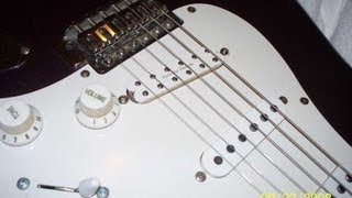 Upgrading a Fender Squier Strat humbucker installation with a Seymour Duncan JB Jr pickup [upl. by Ydospahr]