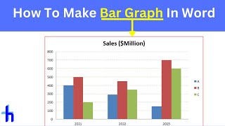 How to create graph in word 2016 [upl. by Ruella745]