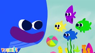 Baby Shark Family VS Giant Whale  YouKids Nursery Rhymes [upl. by Warford153]