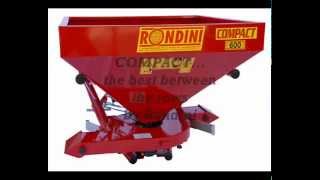 Fertilizer spreaders COMPACT for vineyard and orchard with bilatateral conveyor [upl. by Peacock]