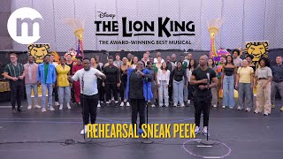 Disneys The Lion King rehearsal sneak peek [upl. by Markus]