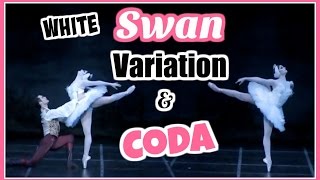 White Swan Variation amp Coda with Ballet Commentary  Kathryn Morgan [upl. by Ellener]