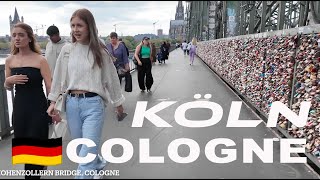 🇩🇪 COLOGNEKOLN GERMANY WALKING TOUR SUMMER WALK 2024 ☀️✨ [upl. by Leidba]