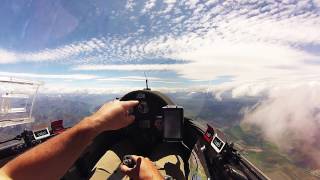 Wave soaring at Omarama New Zealand GO pro [upl. by Ode]