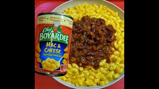 eat Canned Mac amp Cheese with Canned Chili [upl. by Delano]