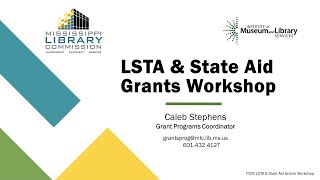 LSTA State Grants Workshop 2024 [upl. by Gemina]