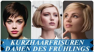 Unsere TOP 20 trendige kurzhaarfrisuren damen des Frühlings 2018 [upl. by Eelorac]