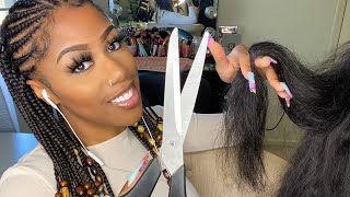 ASMR  Brushing amp Cutting Your Hair W Gossip Roleplay [upl. by Snowman]