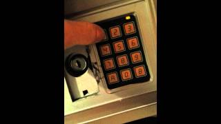 How to reset code on an electronic safe [upl. by Newell]