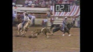 Team Roping  1984 NFR Rodeo Round Highlights and 10th Go Round [upl. by Ylrak149]