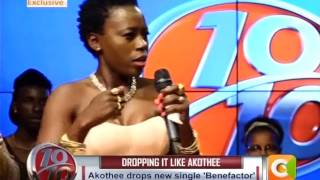 Akothee Talks about Sponsors on 10 over 10 [upl. by Learsiy932]