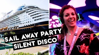 Disney Dream Sail Away Party IS LEGIT  MICKEYS SILENT DISCO [upl. by Atikel]