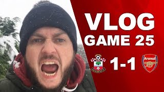 SOUTHAMPTON 1 v 1 ARSENAL  ANOTHER AWFUL PERFORMANCE  MATCHDAY VLOG [upl. by Countess455]