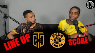 KAIZER CHIEFS VS CAPE TOWN CITY MATCH LINE UP AND SCORE PREDICTIONS DStv PREMIERSHIP [upl. by Newmark]