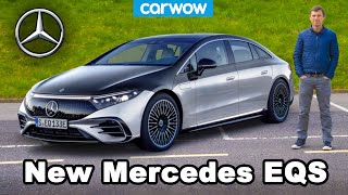 New Mercedes EQS REVIEW amp tested 060mph  is it as quick as a Tesla [upl. by Airat]