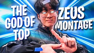 T1 ZEUS MONTAGE quotTHE TOP GODquot BEST OF ZEUS LCK 2024 [upl. by Kizzee]