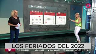 Feriados 2022 el Gobierno confirmó el cronograma y así quedó el calendario [upl. by Naesad575]