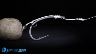 How to tie a Combi rig  Carp rigs  By Angling Iron [upl. by Nosremaj]