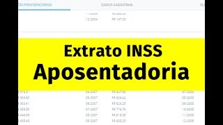 Extrato INSS Consulta Contribuições e Pagamentos de Benefícios [upl. by Drahser968]