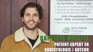 Rencontre5 avec Baptiste Mulliez Patientexpert addictologie  quotLalcool fait 41 000 morts par anquot [upl. by Orlena]