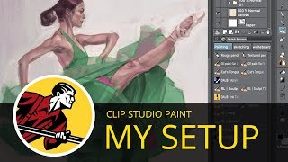 My Clip Studio Paint Setup [upl. by Assiral779]