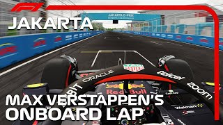 F1 2022 Jakarta ePrix Circuit  Max Verstappen Onboard  Assetto Corsa [upl. by Ayekahs]