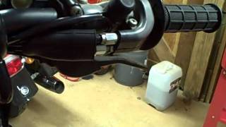 Motorcycle Repair Adjusting the Throttle Free Play on a 1985 Honda XR600 [upl. by Ahsinak]