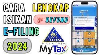 Cara Isi E Filing 2025 Income Tax LHDN Online [upl. by Euphemia]