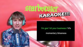 Fontaines DC  STARBURSTER KARAOKE [upl. by Sissel539]