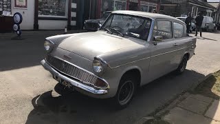 IDRIVEACLASSIC reviews classic 1960s Ford Anglia 105e [upl. by Anihta]