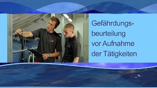 DGUV Arbeitsplatz Schwimmbad  Modul 02 Die Gefährdungsbeurteilung [upl. by Nellahs]