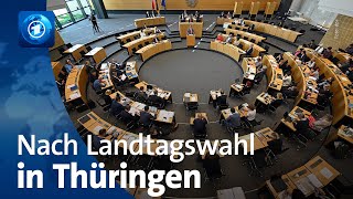 So ist die Lage nach der Landtagswahl in Thüringen [upl. by Uriel575]